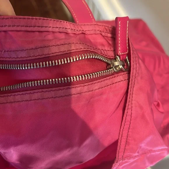 Pink Prada tote